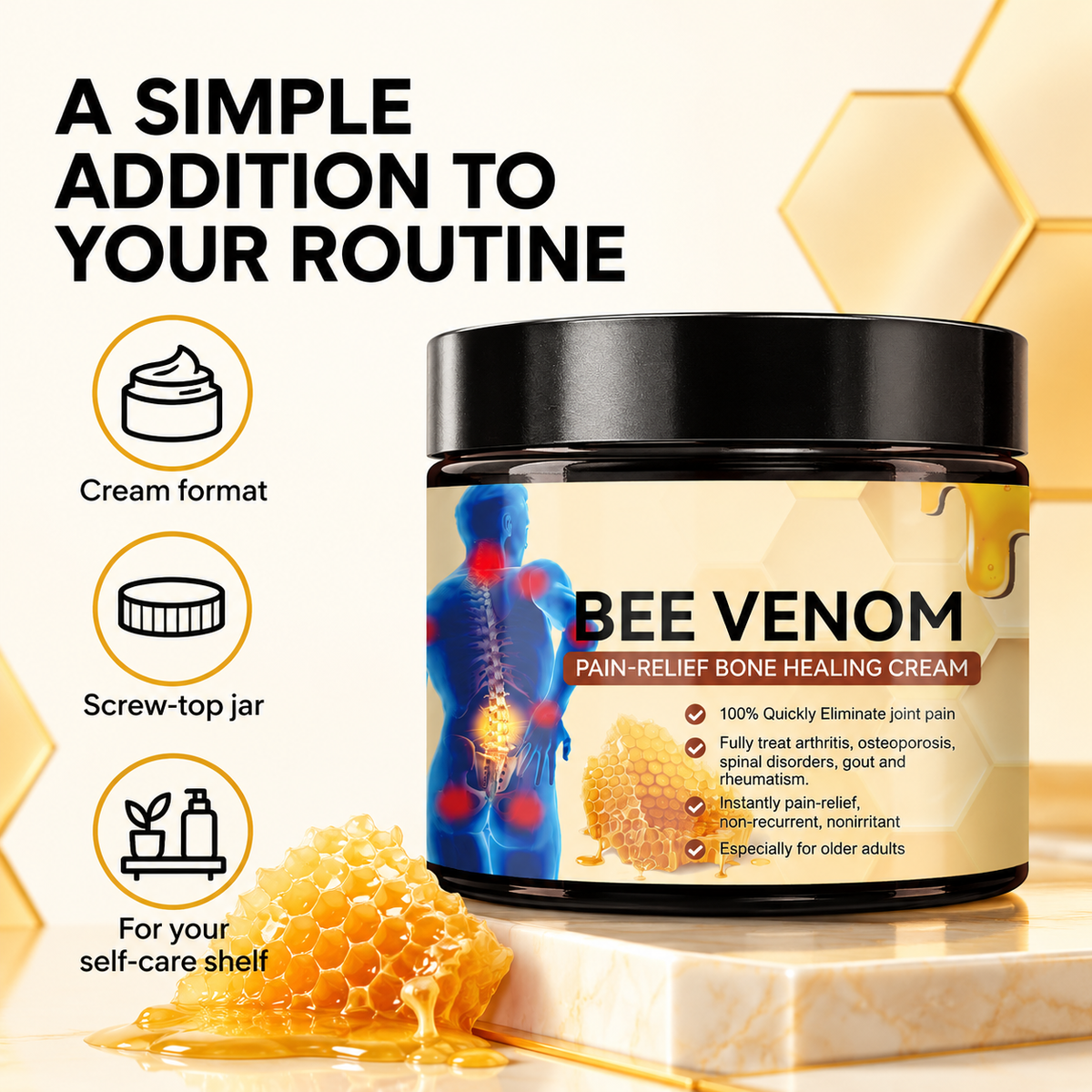 Mellune™ Bee Venom Body Cream — 60 ml